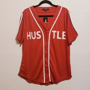 Five by Five Red Hustle Jersey/Shirt Size L